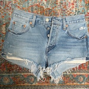 Levi’s 501 High Waisted Jean Shorts
